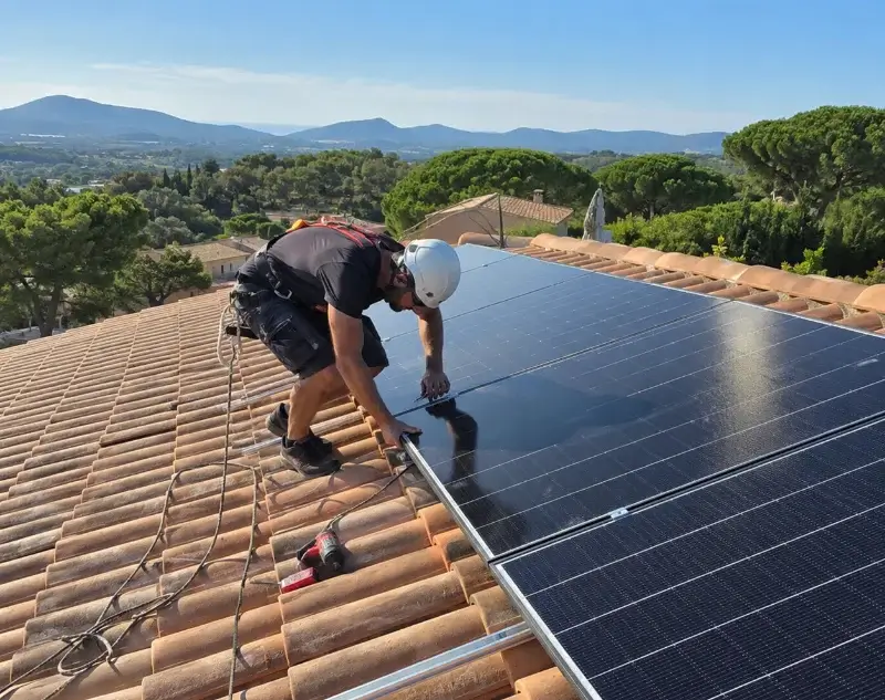 Installateur panneaux solaires Mornant — pose photovoltaïque sur toiture