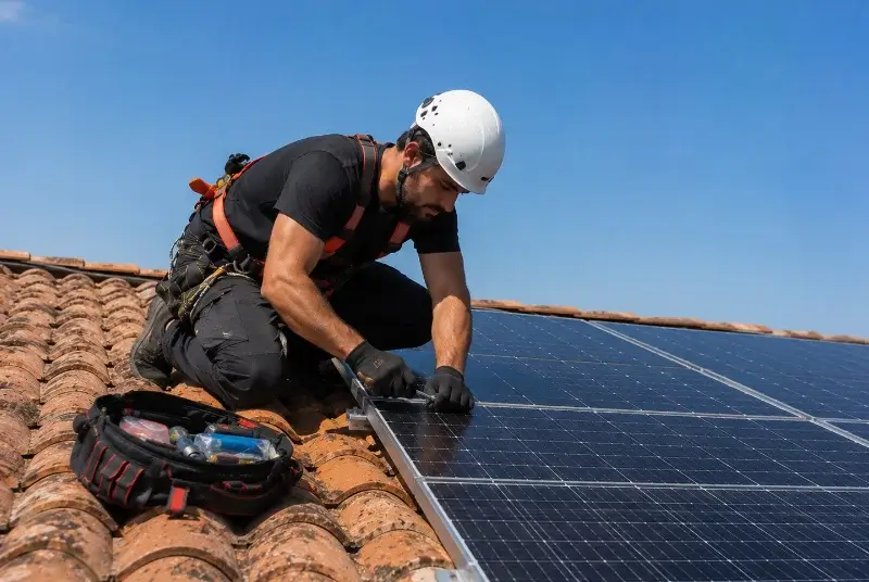 Maintenance et monitoring de panneaux solaires à Mornant